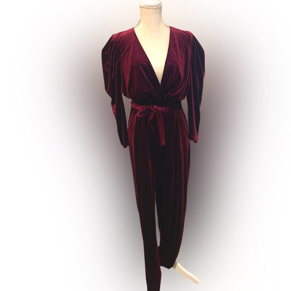 Velour jumpsuit